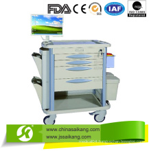 New ABS Nurse Trolley Medical Carts Hospital Serving Table